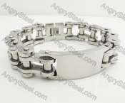 18mm wide Stainless Steel Bicycle Chain Bracelet KJB360040