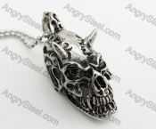 Stainless Steel Skull Pendant KJP560031