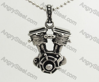 Stainless Steel Motorcycle Engine Pendant KJP570077