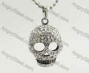 Stainless Steel Skull Pendant KJP570079