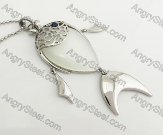 Stainless Steel Fish Pendant KJP570090