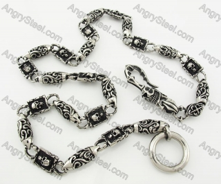 Stainless Steel Wallet Chain KJY350004