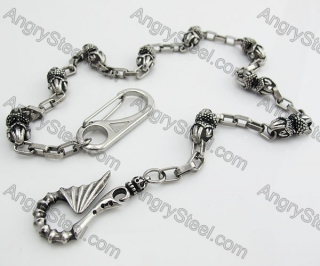 Stainless Steel Wallet Chain KJY350007