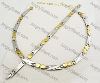 Bracelet and Neckalce Jewelry Sets KJS830039