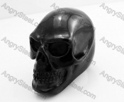 Black Stainless Steel Skull Ring KJR350393