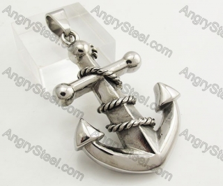 Stainless Steel Anchor Pendant KJP051421