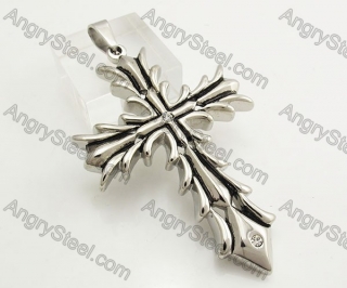 Stainless Steel Cross Pendant KJP051443