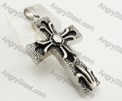 Stainless Steel Cross Pendant KJP051449