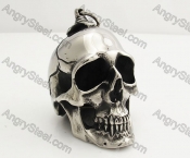 Large Stainless Steel Skull Pendant KJP350262