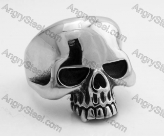 Stainless Steel Skull Ring KJR350416