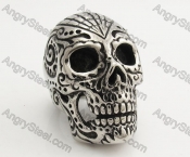 Stainless Steel Skull Ring KJR350420