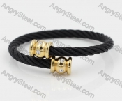 Stainless Steel Wire Cable Bangle KJB850008