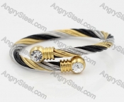 Stainless Steel Wire Cable Bangle KJB850026