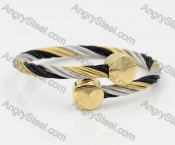 Stainless Steel Wire Cable Bangle KJB850028