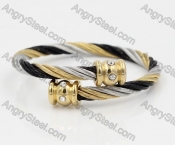 Stainless Steel Wire Cable Bangle KJB850029