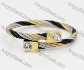 Stainless Steel Wire Cable Bangle KJB850030