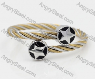 Stainless Steel Wire Cable Bangle KJB850039