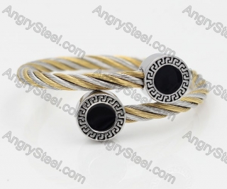 Stainless Steel Wire Cable Bangle KJB850040