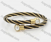 Stainless Steel Wire Cable Bangle KJB850047