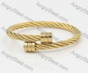 Stainless Steel Wire Cable Bangle KJB850057