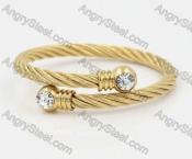 Stainless Steel Wire Cable Bangle KJB850059