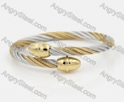 Stainless Steel Wire Cable Bangle KJB850062