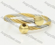 Stainless Steel Wire Cable Bangle KJB850065