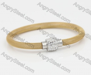 Gold Stainless Steel Bangle KJB850075