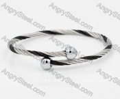 Stainless Steel Wire Cable Bangle KJB860008