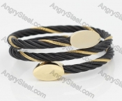 Stainless Steel Wire Cable Bangle KJB860022