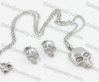 Steel Skull Jewelry Set KJS500001