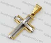 Small Stainless Steel Cross Pendant KJP190475