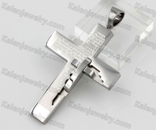 Stainless Steel Cross Pendant KJP190483