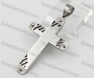 Stainless Steel Cross Pendant KJP190492