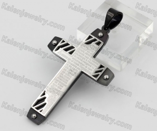 Stainless Steel Cross Pendant KJP190494