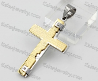 Stainless Steel Cross Pendant KJP190502