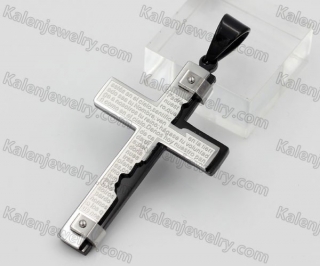 Stainless Steel Cross Pendant KJP190503