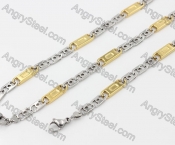 555/210×6.5 mm Bracelet and Necklace Set  KJS750077