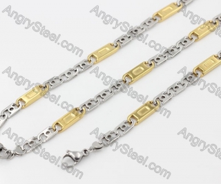 555/210×6.5 mm Bracelet and Necklace Set  KJS750077