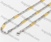 550/215×8 mm Bracelet and Necklace Set  KJS750078