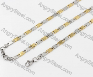 590/215×5.2 mm Bracelet and Necklace Set  KJS750086