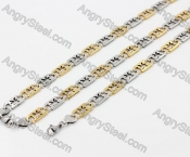 590/225×10.2 mm Bracelet and Necklace Set  KJS750093