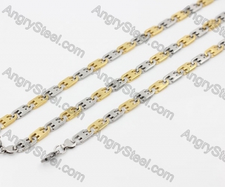 590/215×8.3 mm Bracelet and Necklace Set  KJS750095