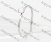 Stainless Steel Women Ring KJR660117