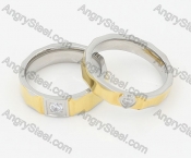 Stainless Steel Couple Rings KJR660123