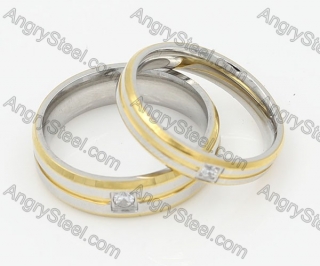 Stainless Steel Couple Rings KJR660124