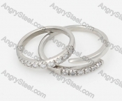 Stainless Steel Couple Rings KJR660125