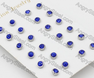 (price for 12 pairs) Steel Ear Stud KJE860011