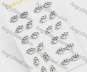 (price for 12 pairs) 11.3mm Steel Fist Thorn Ear Stud KJE860039