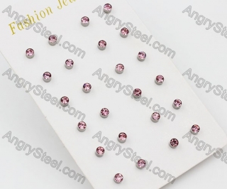 (price for 12 pairs) 4.1mm Steel Ear Stud KJE860050